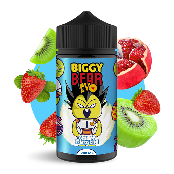 Biggy Bear EVO Grenade Fraise Kiwi 200ml