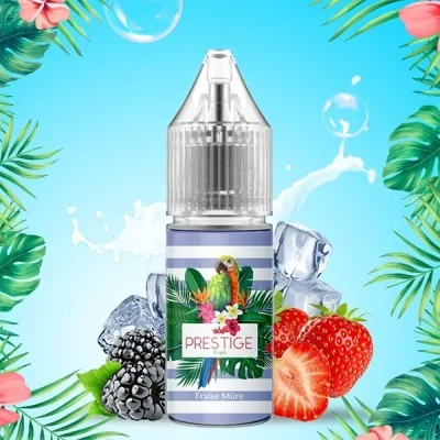 E-liquide Fraise Mûre Salt Prestige Fruits avec fruits et glace, ambiance tropicale