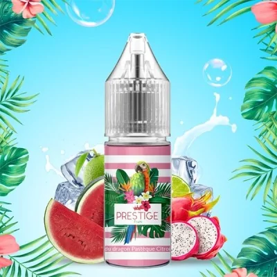 E-liquide Prestige Fruits: Pastèque, dragon fruit, citron vert, tropical, vapotage