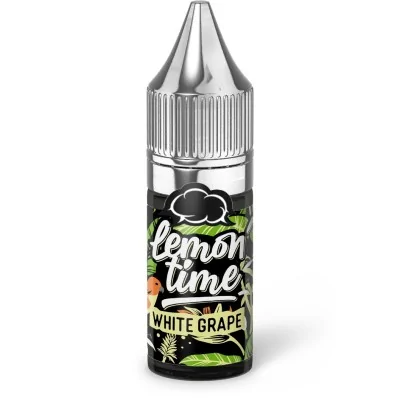 Flacon e-liquide Lemon'Time White Grape 10ml, saveur raisin blanc et agrumes