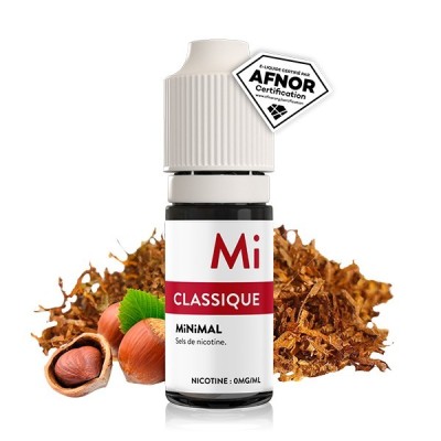 E-liquide Classique MiNiMAL 10ml The Fuu, saveur tabac, noisette, AFNOR certifié