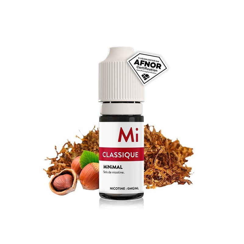 E-liquide Classique MiNiMAL 10ml The Fuu, saveur tabac, noisette, AFNOR certifié E-liquide Classique MiNiMAL 10ml The Fuu, saveur tabac, noisette, AFNOR certifié