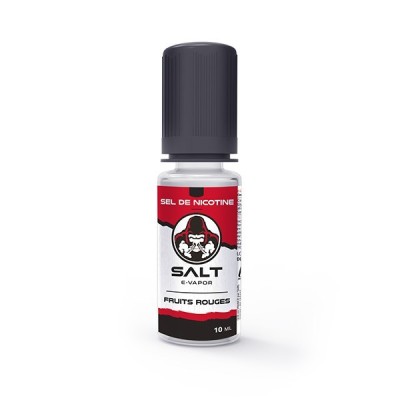 Flacon de e-liquide Salt E-Vapor saveur Fruits Rouges, 10ml, nicotine salée