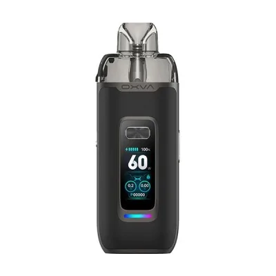 Cigarette électronique OXVA VPrime Kit noire avec écran OLED affichant 60W