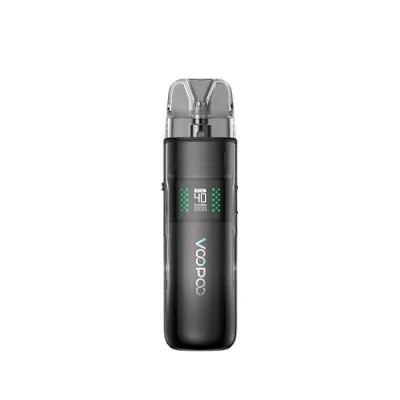 Cigarette électronique Kit Pod Argus E40 1800mAh Voopoo, design noir avec écran LED vert