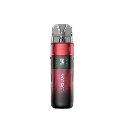 Kit Pod Argus E40 de Voopoo, rouge et noir, avec batterie 1800mAh et design élégant