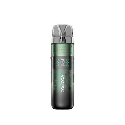 Kit Pod Argus E40 1800mAh Voopoo, cigarette électronique verte et noire compacte