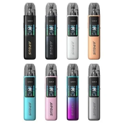 Kit Pod Argus G2 1000mAh Voopoo en 8 couleurs différentes avec écran digital