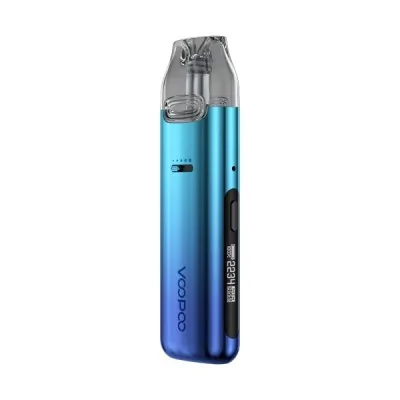 Kit Pod Vmate Pro 900mAh Voopoo bleu dégradé, appareil de vapotage compact avec réservoir