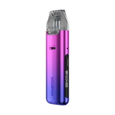 Kit Pod Vmate Pro 900mAh Voopoo, cigarette électronique rose et bleu dégradé