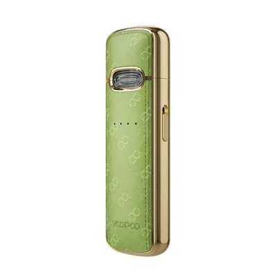 Kit Pod Vmate E Voopoo vert clair avec motifs, design élégant et compact