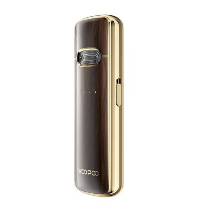 Kit Pod Vmate E 1200mAh Voopoo, cigarette électronique dorée et marron avec affichage LED Kit Pod Vmate E 1200mAh Voopoo, cigarette électronique dorée et marron avec affichage LED
