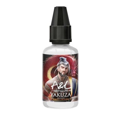 Flacon de concentré Yakuza Sweet Edition Ultimate 30ml avec illustration de dragon rouge