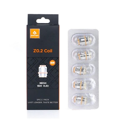 Résistances Z Coil Geekvape 0.2ohm, boîte noire et blister de 5 coils pour cigarette électronique Résistances Z Coil Geekvape 0.2ohm, boîte noire et blister de 5 coils pour cigarette électronique