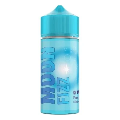 Bouteille de e-liquide Moon Fizz Pool Party 50ml, bleu turquoise, pour cigarette électronique Bouteille de e-liquide Moon Fizz Pool Party 50ml, bleu turquoise, pour cigarette électronique
