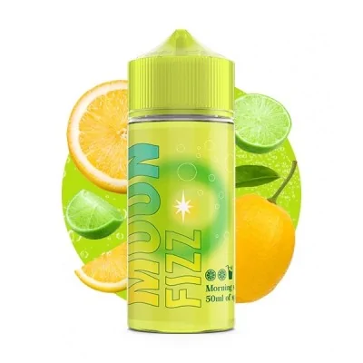 Bouteille Moon Fizz verte avec citron et lime, produit e-liquide fruité pour vapotage Bouteille Moon Fizz verte avec citron et lime, produit e-liquide fruité pour vapotage