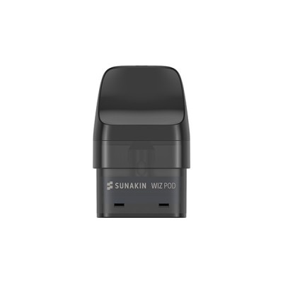 Pod Wiz 2ml pour cigarette électronique Sunakin Wiz Go, compatible CBD, couleur noire
