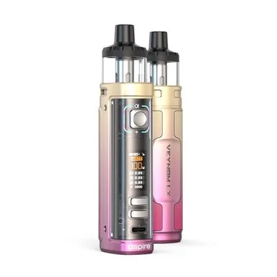 Kit Pod Veynom LX 3200mAh Aspire, design élégant dégradé or et rose, deux modèles
