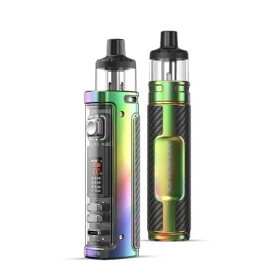 Kit Pod Veynom EX 100W Aspire, deux modèles colorés avec réservoir transparent et design moderne Kit Pod Veynom EX 100W Aspire, deux modèles colorés avec réservoir transparent et design moderne