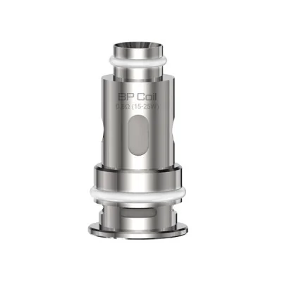 Résistance BP Aspire en métal argenté pour cigarette électronique, vue de profil Résistance BP Aspire en métal argenté pour cigarette électronique, vue de profil