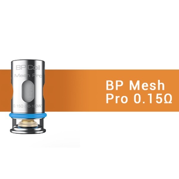 Résistances BP Mesh Pro 0.15 ohm Aspire Pack de 5