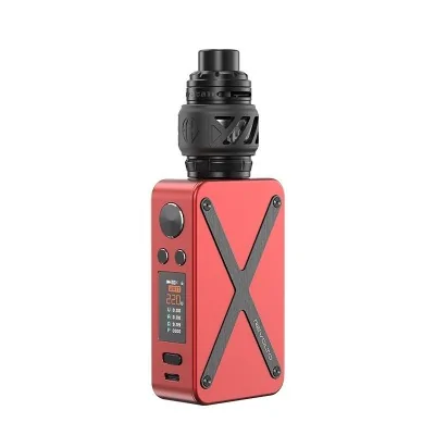 Kit Revolto 220W Aspire, cigarette électronique rouge avec réservoir noir, écran LED Kit Revolto 220W Aspire, cigarette électronique rouge avec réservoir noir, écran LED