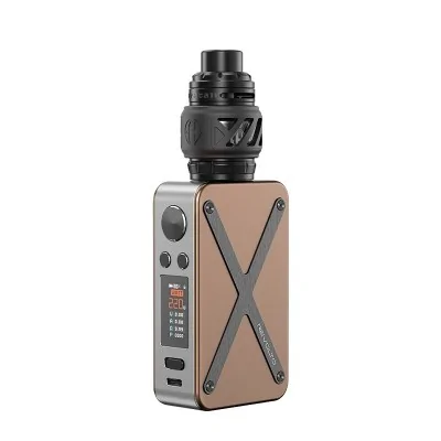 Kit Revolto 220W Aspire, cigarette électronique box mod bronze avec écran et clearomiseur noir Kit Revolto 220W Aspire, cigarette électronique box mod bronze avec écran et clearomiseur noir