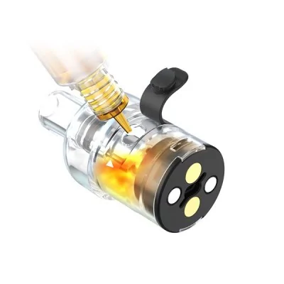 Pod de remplacement Cyber G 3ml Aspire avec réservoir transparent et bobine visible Pod de remplacement Cyber G 3ml Aspire avec réservoir transparent et bobine visible