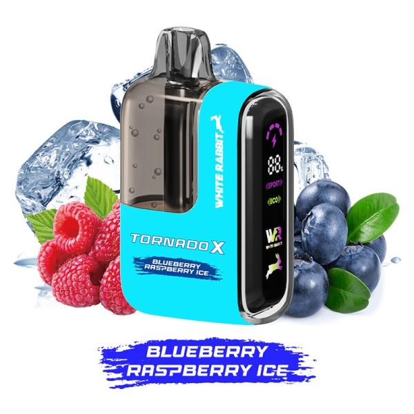 Kit Pod Tornado X 25000 Blueberry Raspberry Ice