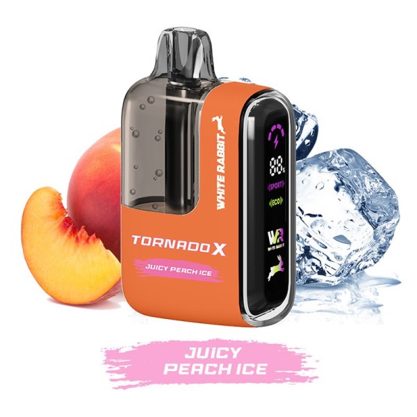 Kit Pod Tornado X 25000 Juicy Peach Ice 650mAh 18ml
