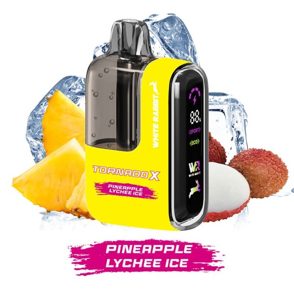 Kit Pod Tornado X 25000 Pineapple Lychee Ice