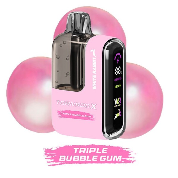 Kit Pod Tornado X 25000 Triple Bubble Gum 650mAh 18ml