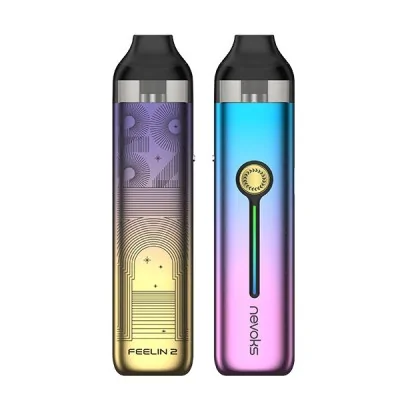 Kit Pod Feelin 2 City Glory Edition Nevoks, violet/jaune et bleu/rose, design urbain élégant Kit Pod Feelin 2 City Glory Edition Nevoks, violet/jaune et bleu/rose, design urbain élégant