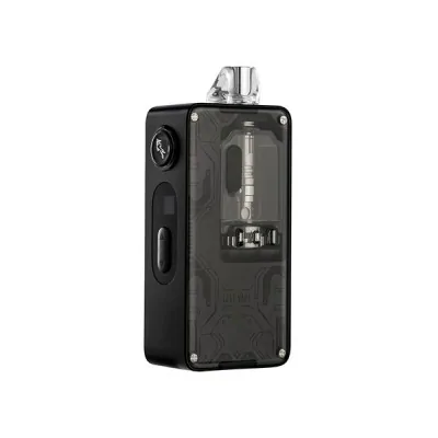 Kit Pod Centaurus B60 AIO de Lost Vape, boîtier noir avec fenêtre transparente montrant le réservoir