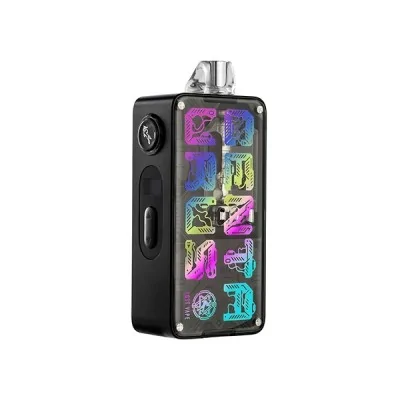 Kit Pod Centaurus B60 AIO Lost Vape, design noir avec écran multicolore