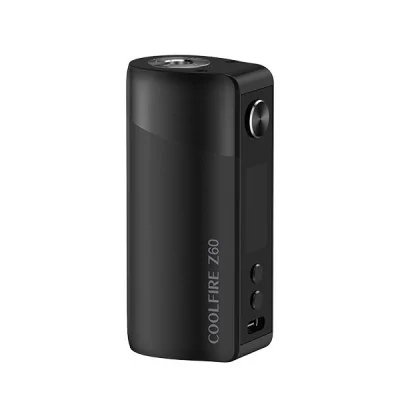 Box CoolFire Z60 Innokin noire avec batterie 18650 intégrée, mod électronique compact Box CoolFire Z60 Innokin noire avec batterie 18650 intégrée, mod électronique compact