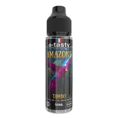 Flacon d'e-liquide Tambo 50ml Amazone de la marque e-Tasty, saveur exotique Flacon d'e-liquide Tambo 50ml Amazone de la marque e-Tasty, saveur exotique