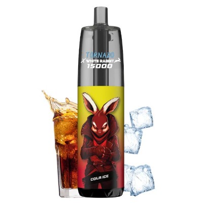 Kit Pod Tornado Cola Ice avec bouteille, verre de cola glacé et glaçons, design lapin rouge Kit Pod Tornado Cola Ice avec bouteille, verre de cola glacé et glaçons, design lapin rouge