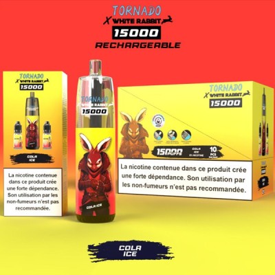 Kit Pod Tornado Cola Ice 650mAh 14ml, cigarette électronique rechargeable, saveur cola glacé Kit Pod Tornado Cola Ice 650mAh 14ml, cigarette électronique rechargeable, saveur cola glacé