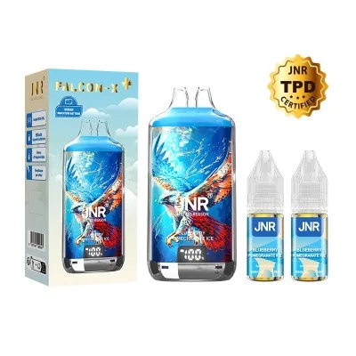 Kit Puff Falcon-X Plus JNR 28000 bouffées rechargeable avec bouteilles et flacon