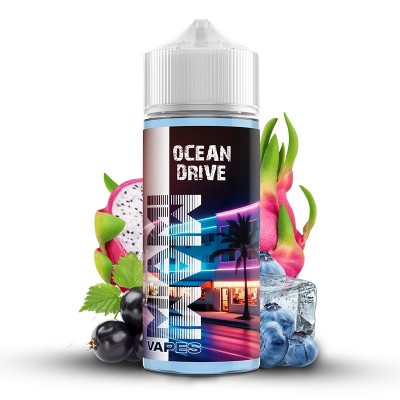E-liquide Ocean Drive Miami Vapes fruits exotiques et myrtilles saveur fraîche été E-liquide Ocean Drive Miami Vapes fruits exotiques et myrtilles saveur fraîche été