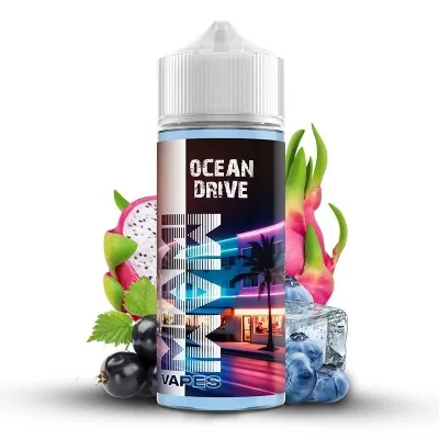 E-liquide Ocean Drive Miami Vapes fruits exotiques et myrtilles saveur fraîche été E-liquide Ocean Drive Miami Vapes fruits exotiques et myrtilles saveur fraîche été