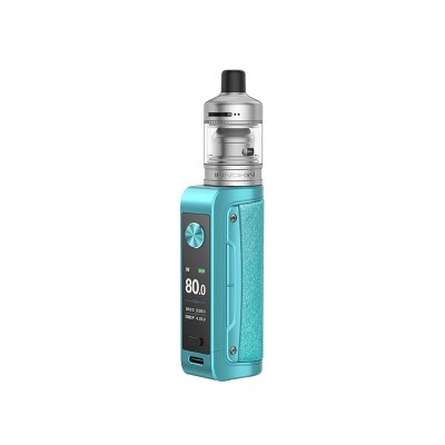 Kit de vapotage Coolfire Z80 NEX Innokin bleu turquoise avec écran LED et clearomiseur