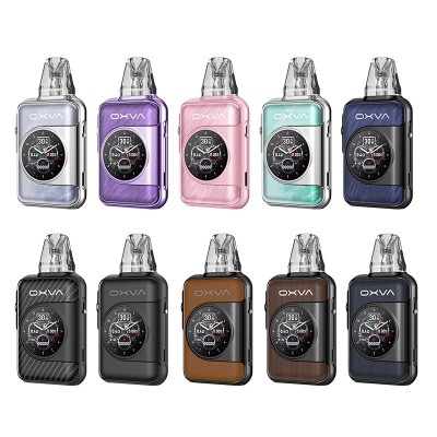 Kit Pod Xlim SQ Pro 2 1600mAh OXVA en 10 couleurs variées avec écran LCD et design compact