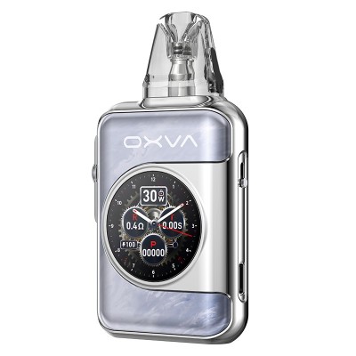 Kit Pod Xlim SQ Pro 2 OXVA, 1600mAh, dispositif vapotage compact argenté avec écran