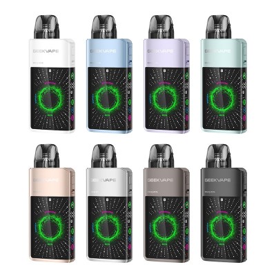 Kit Pod Digi Q Vista GeekVape en 8 couleurs pastel avec écran vert lumineux