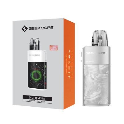 Kit Pod Digi Q Vista GeekVape avec boîte, appareil et écran LCD pour vapotage