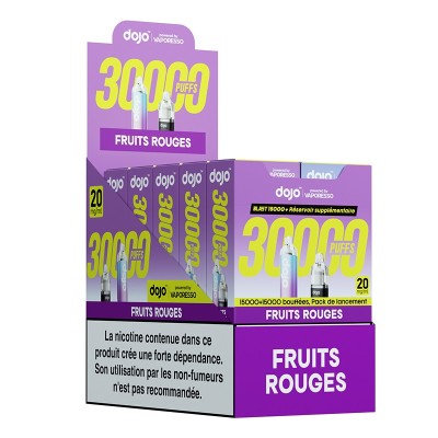 Puff Dojo Blast Bundle 30K Fruits Rouges - Boîtes de cigarettes électroniques jetables Puff Dojo Blast Bundle 30K Fruits Rouges - Boîtes de cigarettes électroniques jetables