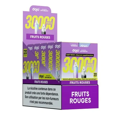 Puff Dojo Blast Bundle 30K Fruits Rouges - Boîtes de cigarettes électroniques jetables Puff Dojo Blast Bundle 30K Fruits Rouges - Boîtes de cigarettes électroniques jetables