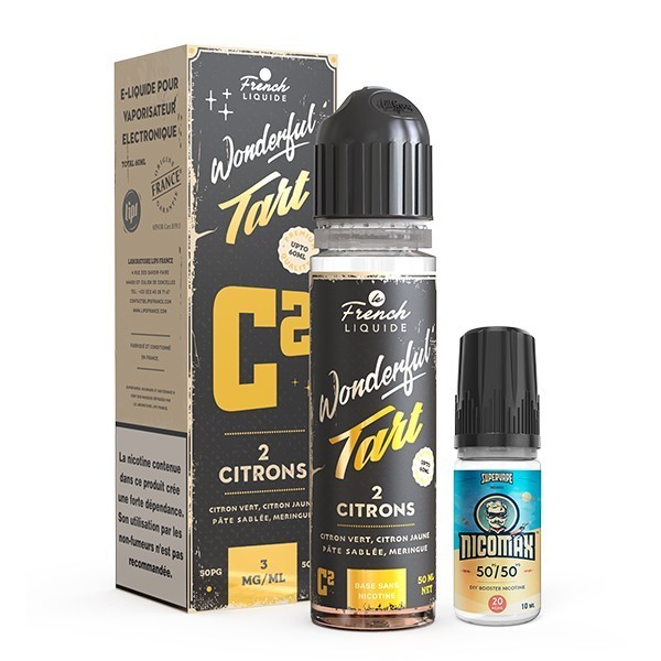 Kit Easy2Shake Wonderful Tart 2 Citrons 60ml - Le French Liquide